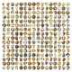 A collage made from faces from the collection